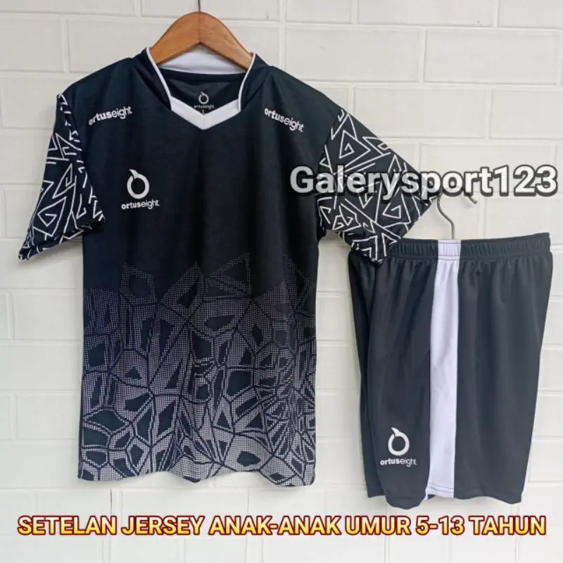 BAJU COD 1 SET JERSEY ANAK ANAK WARNA NEPI SABLON GLITER GOLD TERBARU BEST SELLER Outdoor