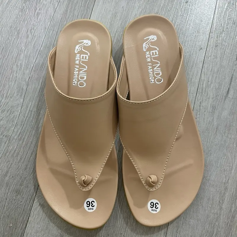Dép kẹp mới 2024 đế cao su cao cấp đế 2cm DéP Nữ 4