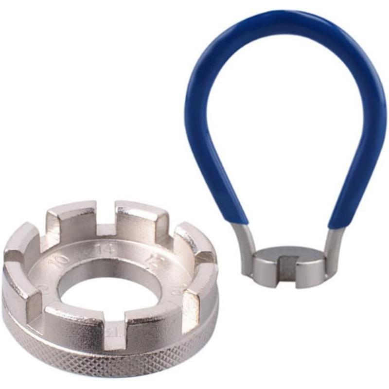 Product Introduction of Bicycle Spoke Wrench, 2 Counts/set Bicycle Spoke Tensioner, Bicycle Spoke Tool, Cycling Accessories for Bicycle and Lightweight Motorcycle 0