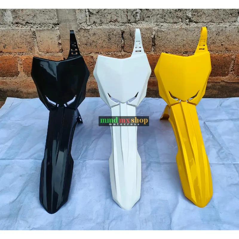 Spakbor depan rmz 450 dan Papan nomor rmz 450 set Supermoto Crf 150 l Klx bf Dtracker new 0