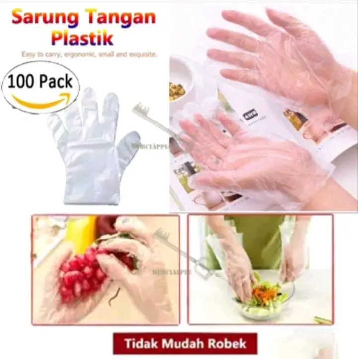 sarung tangan plastik