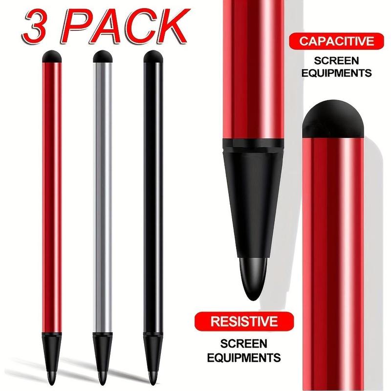 2 in 1 Phone Touch Screen Stylus Pen, Dual-functions Stylus Pen for Phones & Tablets, Tablet Accessories 3