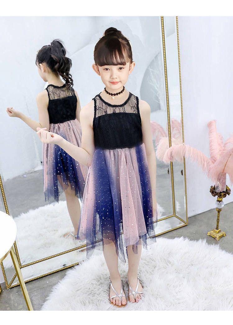Product Introduction of 2025 Children's Spring and Summer New Dress Girls' Veil Dress Western Style Festival Cute Princess Children and Teens' Clothing Women's Pettiskirt 17