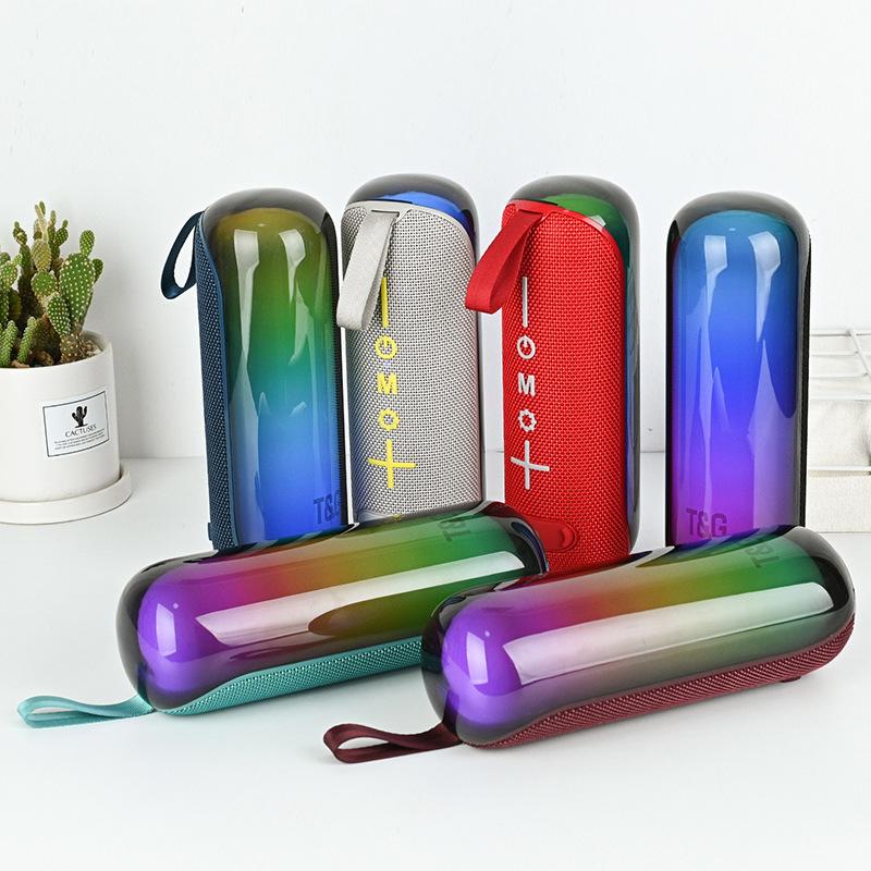 TG-384 Mini Portable Wireless Speaker RGB LED Lights Powerful Sound Deep Bass BT 5.3 Compatible for Outdoor Use Memory Card - Image 3