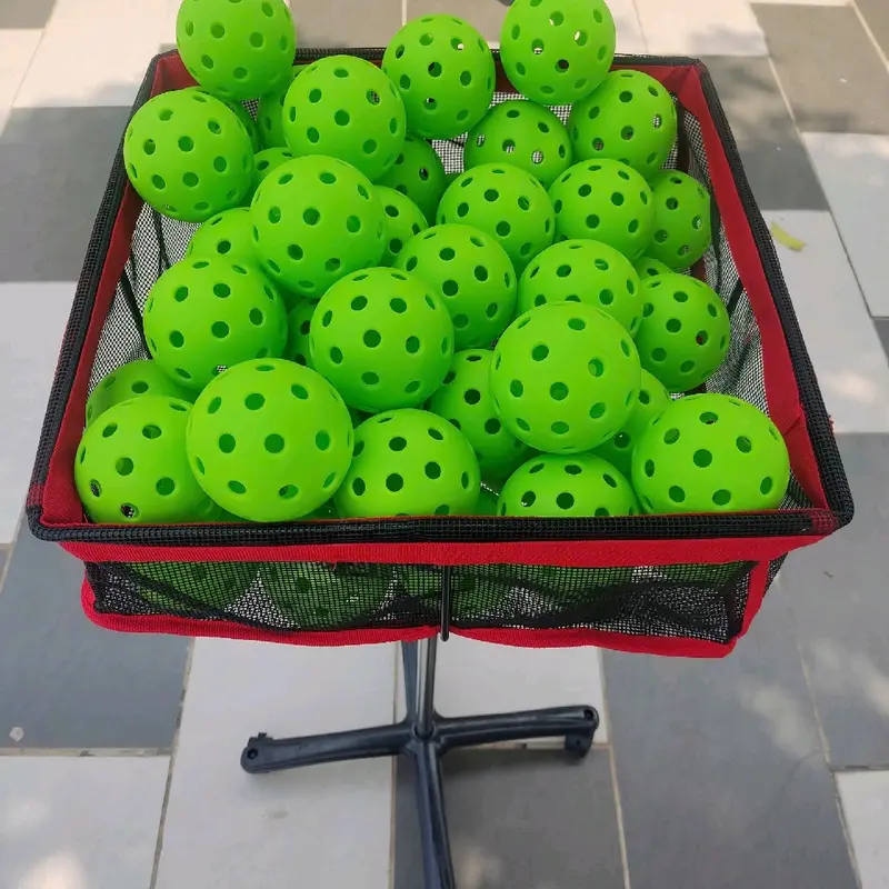 Xe đựng 50-60 bóng Pick; có thể sử dụng đựng bóng tennis, bóng bàn... . Chiều cao có thể điều chỉnh từ 60-90. Bánh xe di chuyển tiện lợi, có khoá phanh bánh xe (  Sport  Thể Thao Golf Thể Dục) Cao Su Nam pickleball  giare 2