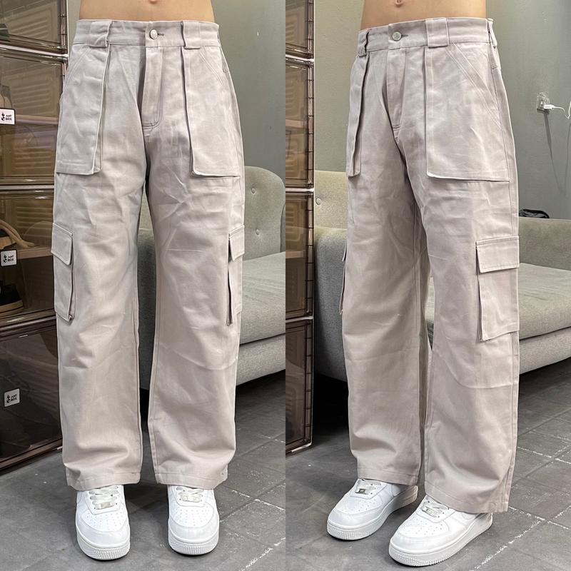 Product Introduction of Quần Kaki Ống Rộng, Dành Cho Nam Và Nữ, Có Túi Hộp, Phiên Bản Nâng Cấp Quần Túi Hộp Trang Phục Nam Ong, Có Túi 16