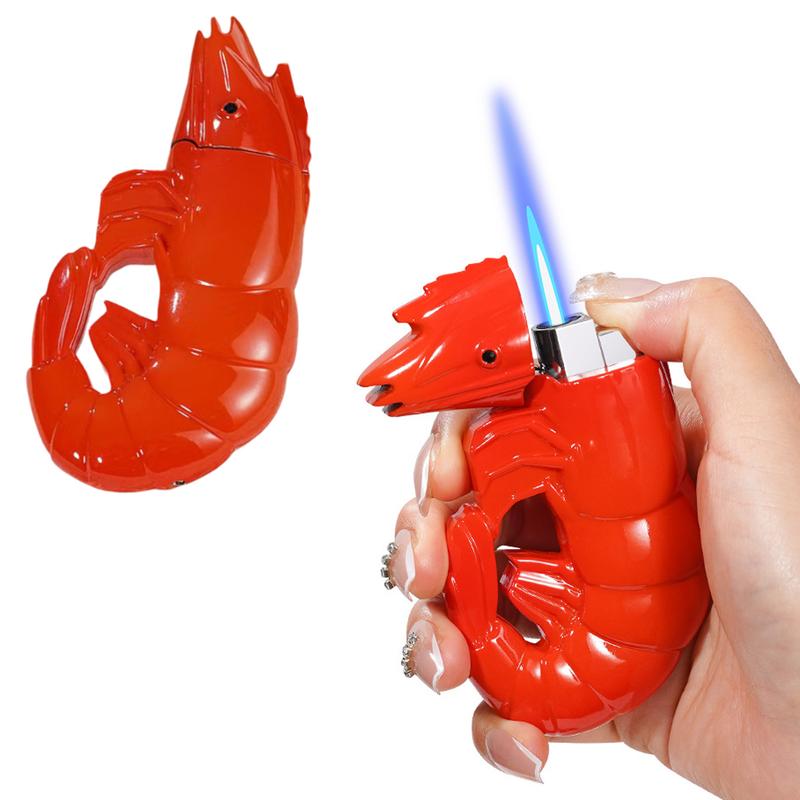 Cool No Gas Lighters, Windproof Lighters With Prawns-Shaped Design ...