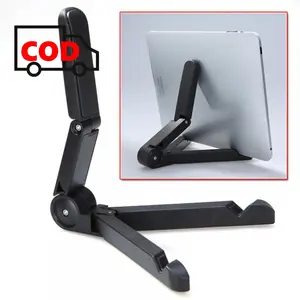 Penyangga Tablet Stand Holder Universal Bisa Dilipat Praktis Foldable Portable Dudukan Sandaran Phone Smartphone Lipat