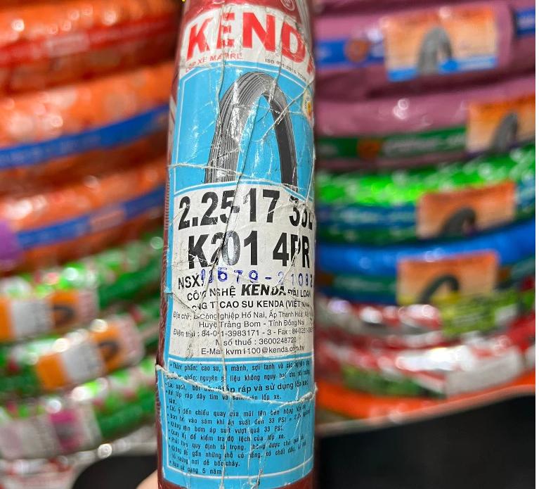 52. Lốp vỏ KENDA dùng ruột 2.25-17 & 2.5-17 & 2.75-17 gai K208, K201, K422, K252 dành cho xe Wave A-RSX, Dream, Future, Sonic 150, Raider, Satria, Sirius, Jupiter, YaZ, Axelo. 1