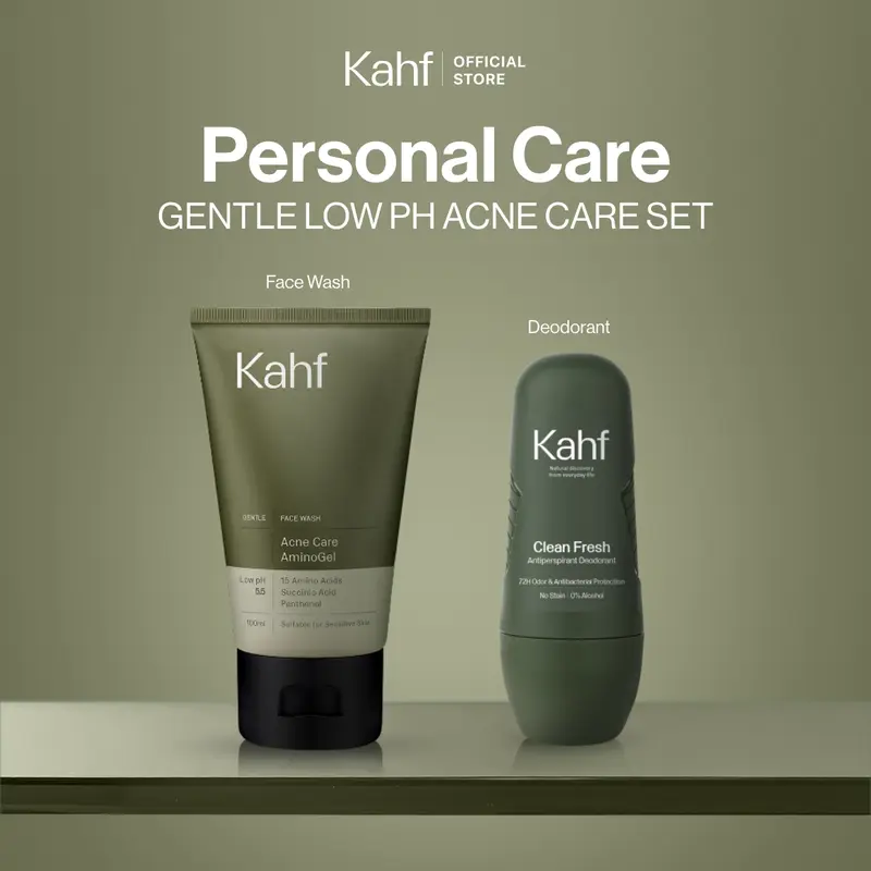 Kahf Paket Personal Care Isi 2 (Face Wash + Deodorant) - Suitable for Daily Use 0