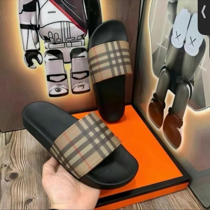 Dép Lê Quai Ngang B B R nam nữ chuẩn kẻ caro dép hót trend boy phố 2025