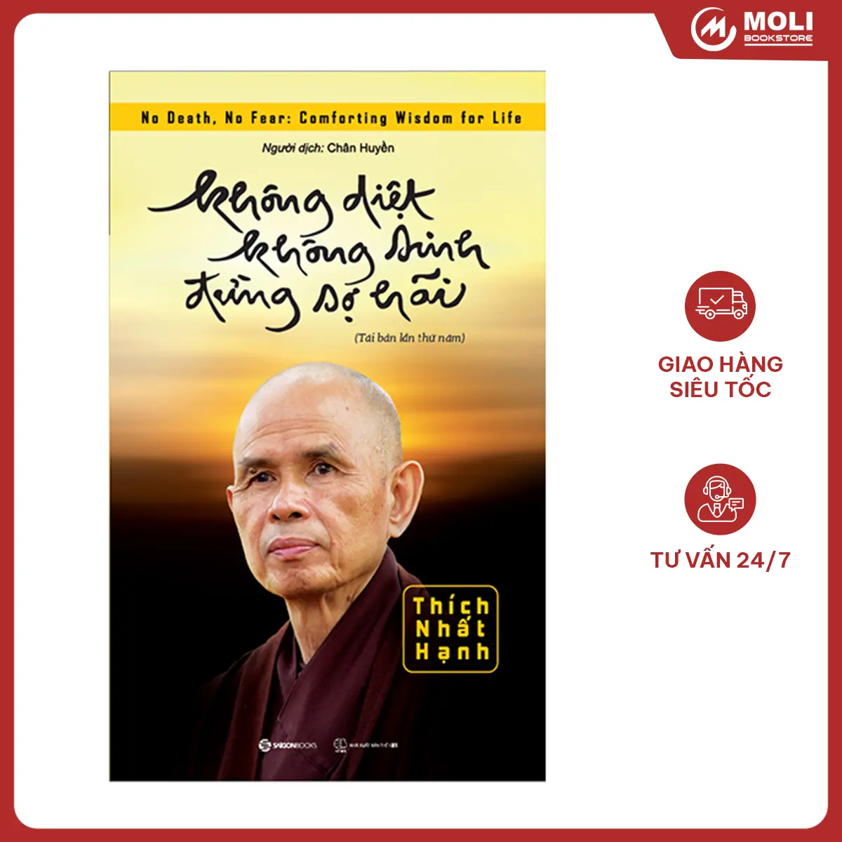 Sách - Không Diệt Không Sinh Đừng Sợ Hãi - Thiền Sư Thích Nhất Hạnh