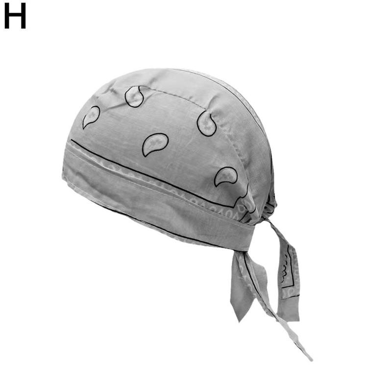 Product Introduction of Popular Outdoor Riding Pirate Hat Stretch Cloth Amoeba Cashew Nut Headband Hat Ribbon Headband Hat 43
