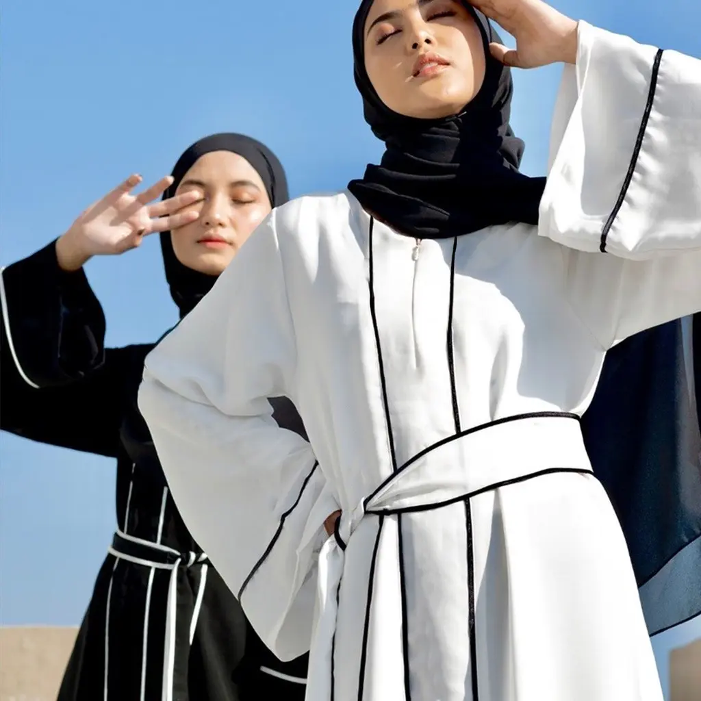 QULSUM,  saudi Abaya Gamis Maxi Dress Arab Saudi Abaya hitam polos  Turki Umroh Dubai Turkey India Crinkle Airflow Lebaran Muslim Pesta Wanita Mewah