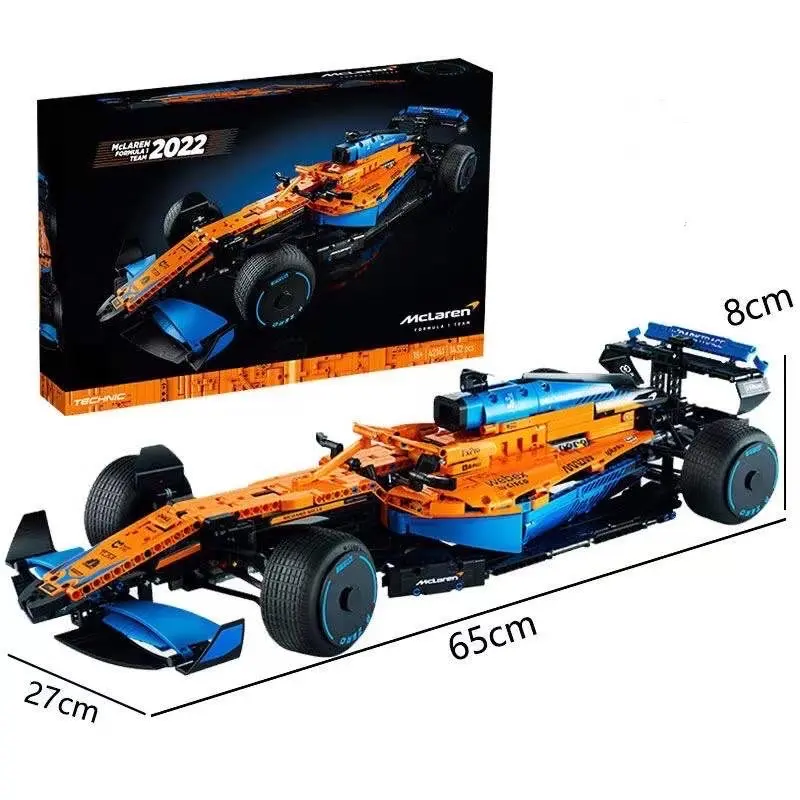 Đồ Chơi Lắp Ráp Technic xe đua F1 cam xanh bản tĩnh tỉ lệ 1:8 với 1432 mảnh ghép giúp tăng tư duy , tính kiên nhẫn - Brick Car Shop chuyên về các mô hình lắp ghép xe 0