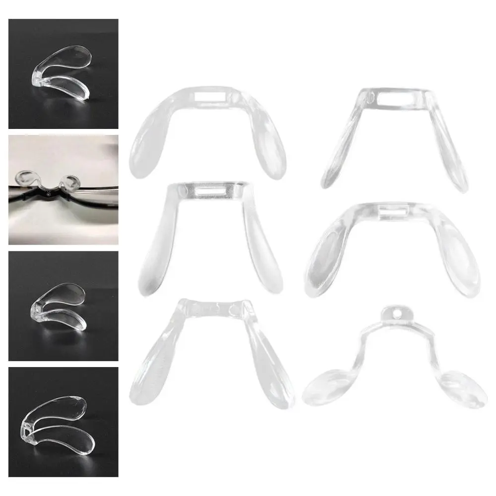 2x Glasses U Shape Strap Bridge, Glasses Fixing Tool, U Shape Bracket, Clear Easy to Use