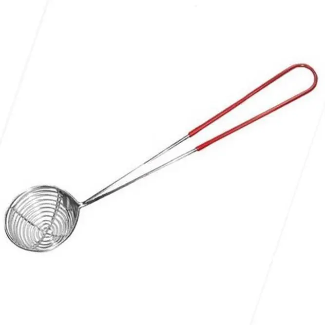 Vợt múc trân châu, topping cán đỏ nhiều size 0