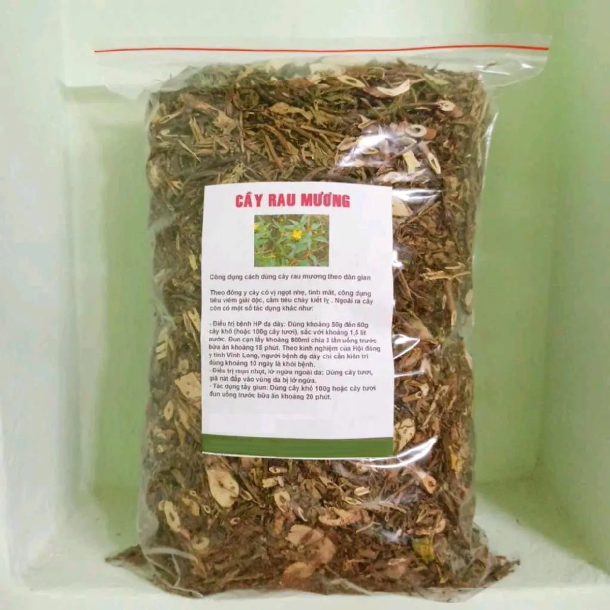 Cây Rau Mương- Trị bệnh HP dạ dày ( Đóng túi 1 kí)