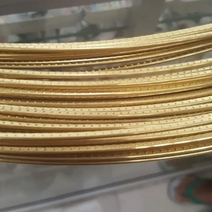 Fret kuningan Ukuran 2.3 mm Fretwire Kawat Gitar Gulungan Roll per mtr 0