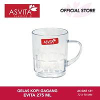 Gambar ASVITA Gelas Kopi Evita 275 ML - 12 PCS Plastik Food Grade Wadah Minum GKE 121 dari ASVITA Plastic Indonesia Kota Tangerang 1 Tokopedia