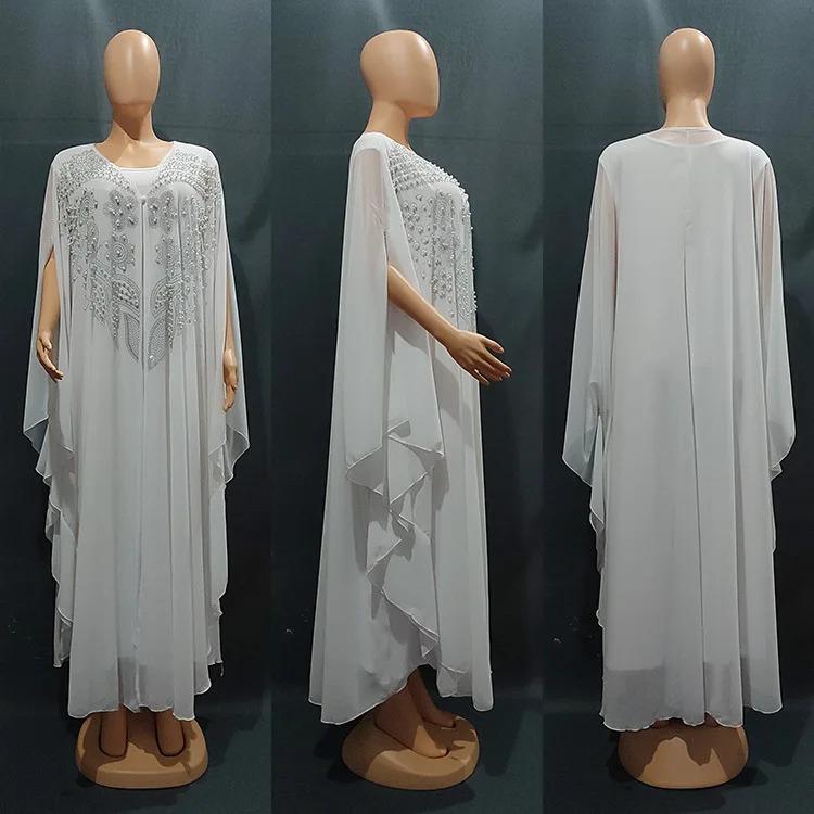Product Introduction of 2024 Abayas for Women Dubai Luxury Chiffon Boubou Muslim Fashion Dress Caftan Wedding Party Occasions Long Abaya With Inner 12