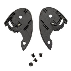 1 Pair Motorbike Helmets Lens Visors Clip Shield Lock Visors Fixing Base Plate For SHAFT 551