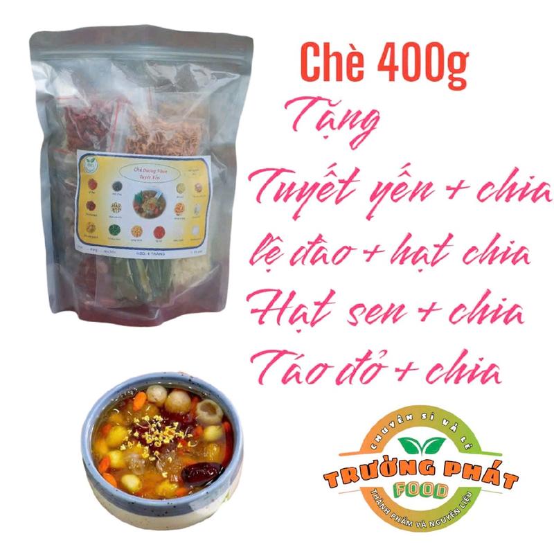(Tặng 2 quà tặng) chè dưỡng nhan tuyết yến 400g 14 vị Tea Nước Trà