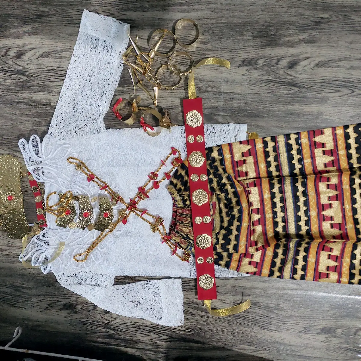 Baju karnaval baju tari anak adat tradisional lampung