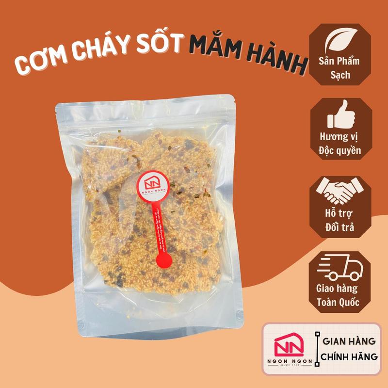 Product Introduction of Combo 2 Túi Cơm Cháy Chà Bông Sốt Mắm Hành 1