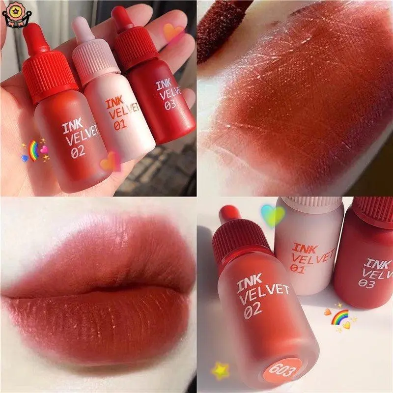 6-color ink matte makeup Velvet lip gloss soft lip gloss OUYOU Velvet Matte Satin Hydrating High Pigmentation Lightweight