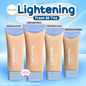 Wardah Lightening Fresh BB Tint Series 30g & 15g  Foundation Mencerahkan Kosmetik