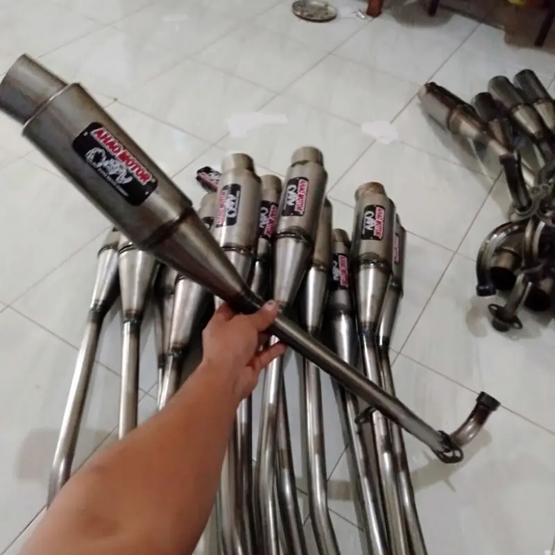 knalpot racing ahao khusus motor bebek UNIVERSAL supra karisma revo smas grend jupiter dsb ahau