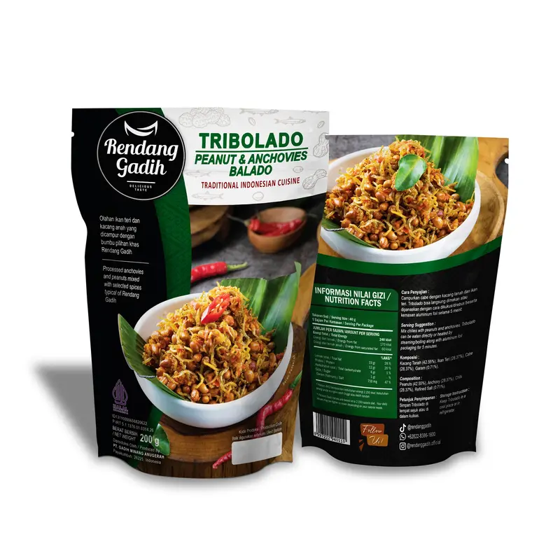 Rendang Gadih - Tribolado Teri Kacang Balado 200 g 2