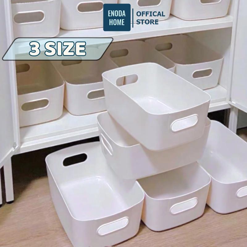 Hộp Đựng Đồ Nhựa Đa Năng ENoda Home Có Tay Cầm Phong Cách Nhật Bản Siêu Cứng Cáp Q001