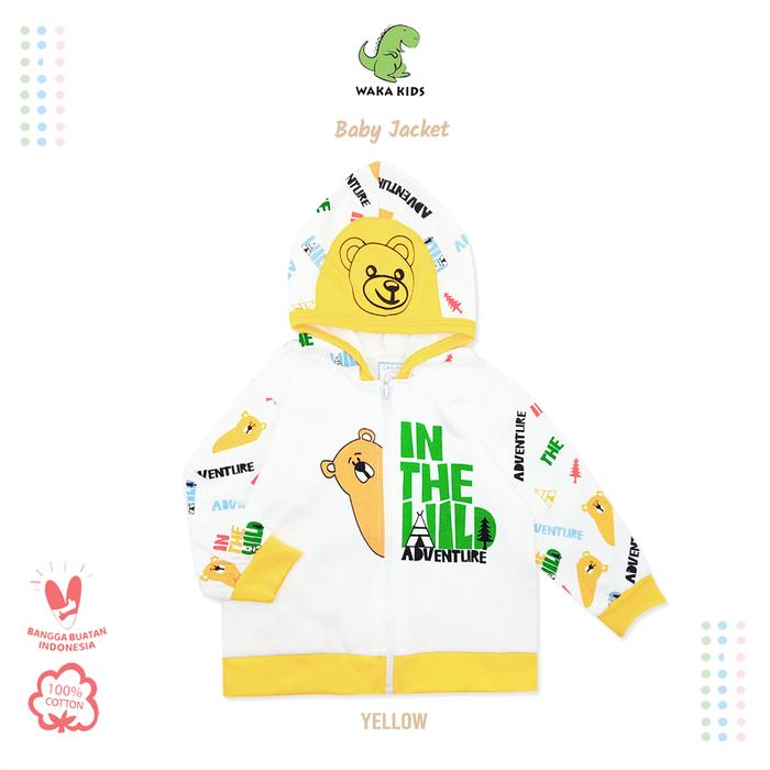 Gambar Wakakids Jaket Bayi Anak Laki Laki Usia 6 Bulan Hingga 12 Bulan Motif Bear 4084 - Kuning dari Wakakids Kota Administrasi Jakarta Pusat 5 Tokopedia
