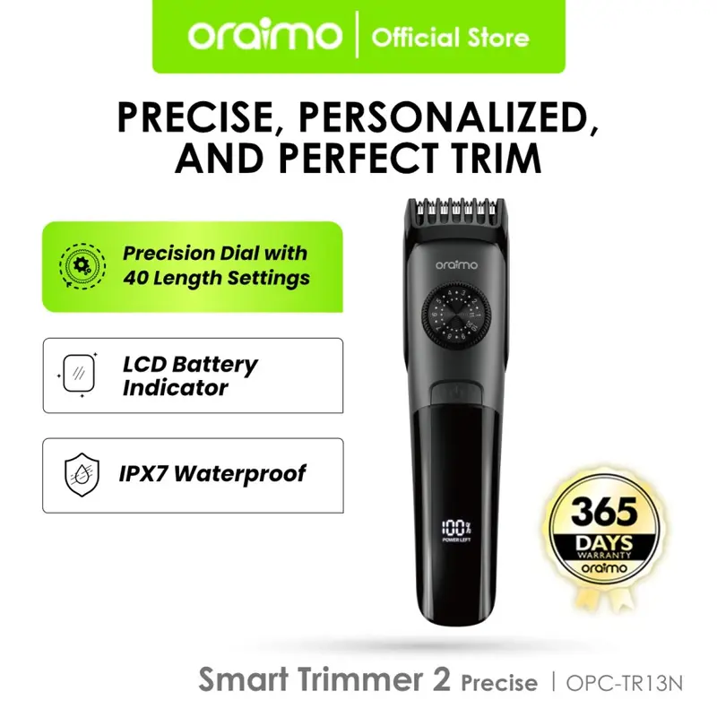 Oraimo Electric Shaver Cukur Portable Waterproof LED Display OPC-TR13N 0