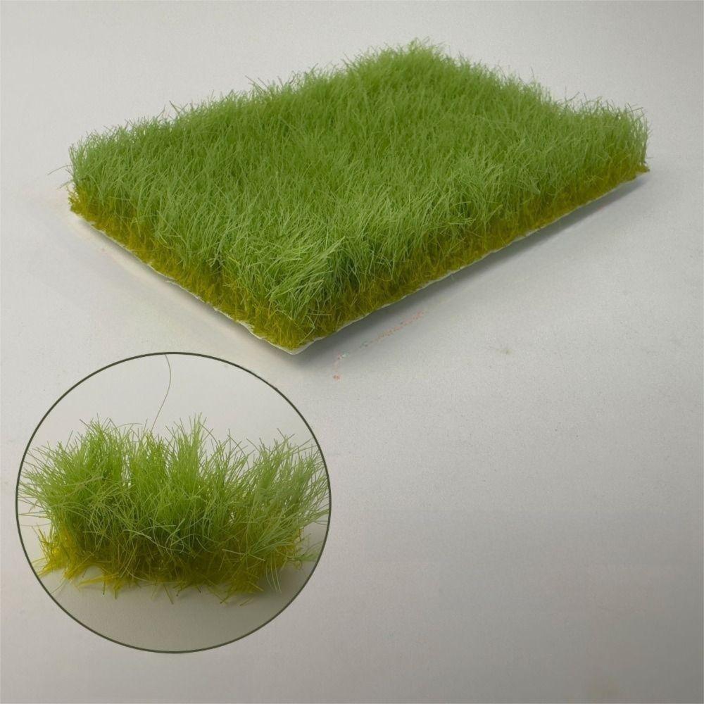 DIY Accessory Height 12mm Artificial Grass Tufts Hand Tear Simulation ...