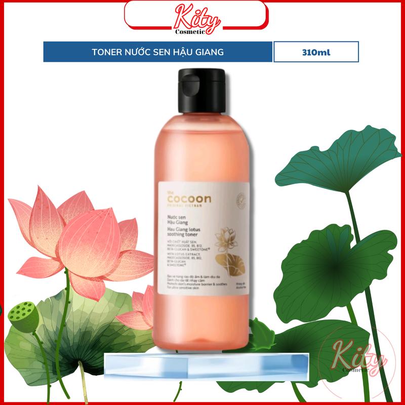 Nước Hoa Hồng (Toner) Sen Hậu Giang Cocoon 310ml