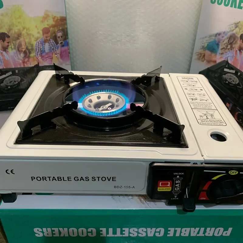 Bếp ga mini chống cháy nổ ,chống gió công suất 2900w bảo hành 12 tháng . Bếp ga du lịch dùng để ăn lẩu nướng . 3