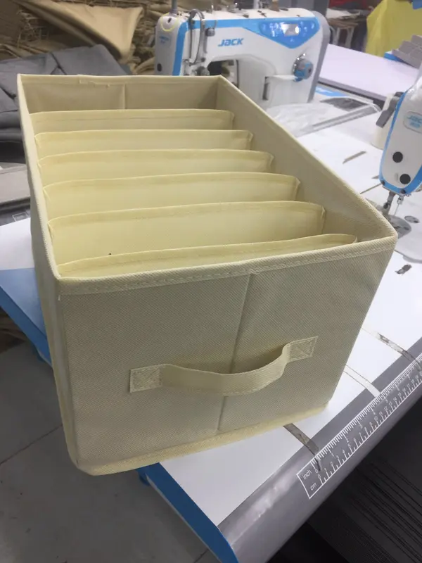 Hộp Vải Đựng Quần Áo - Hộp Đựng Chia Ngăn Sắp Xếp Tủ Quần Áo Vải Không Dệt Cao Cấp 1