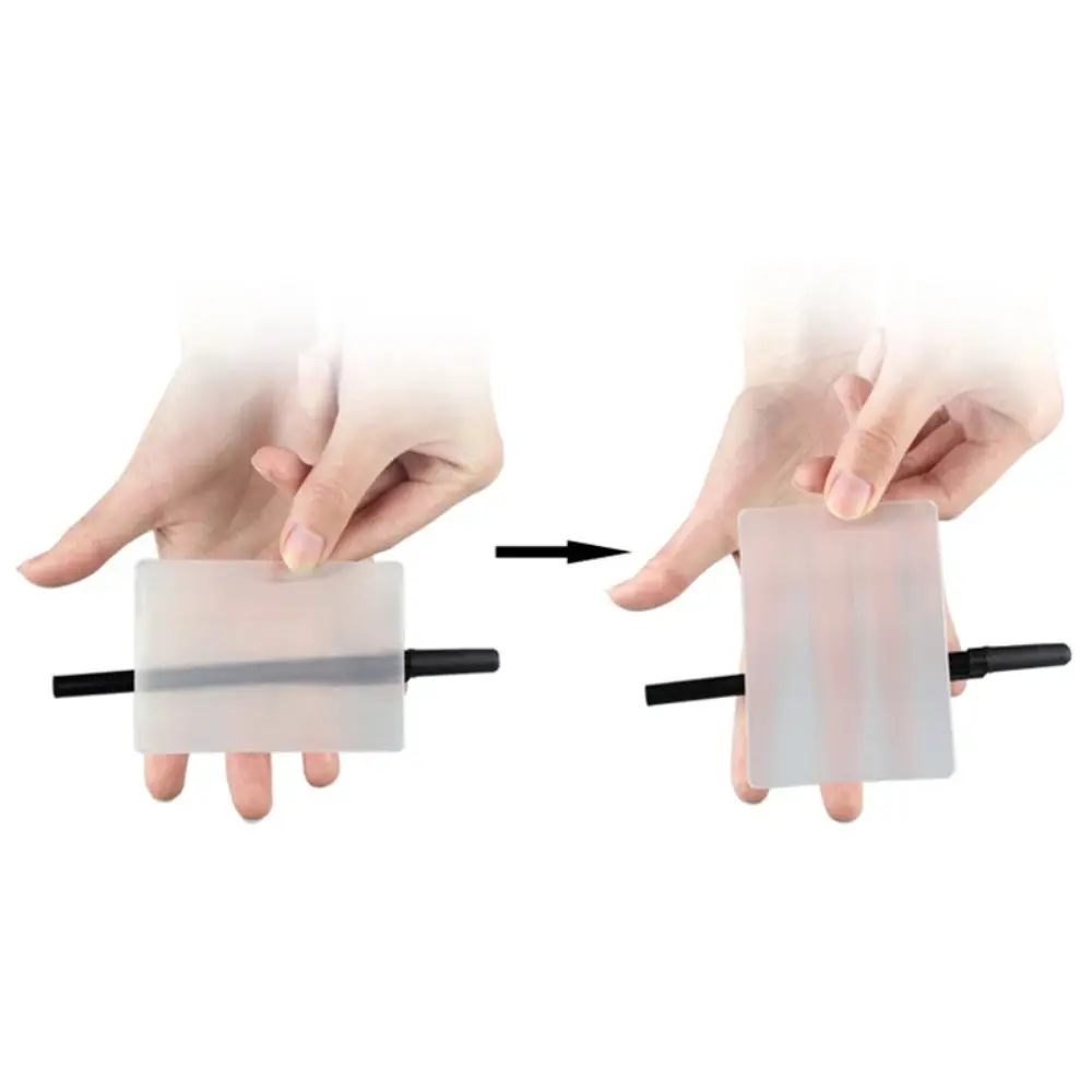 Creative Tricky Lubor's Lens Card Lubors Gimmick Street Magic Tricks Magician Toy Close Up Magic Card Beginner