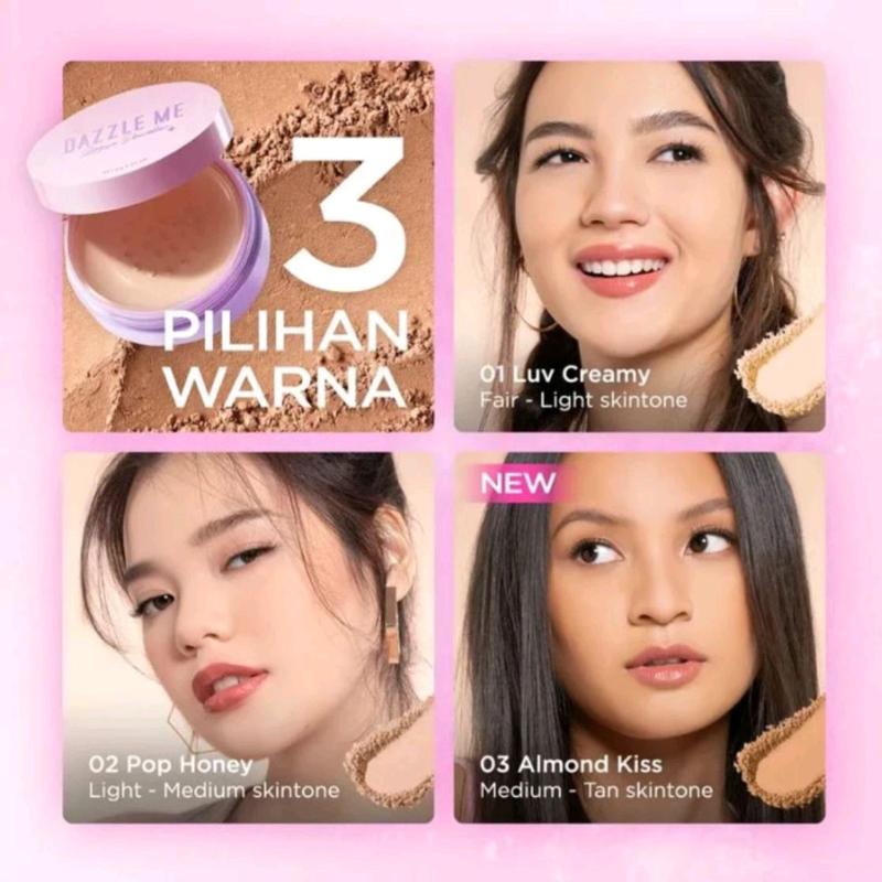 DAZZLE ME Always Setting Loose Powder / Bedak Tabur DAZZLE MEE Kontrol Minyak Tahan Lama 2