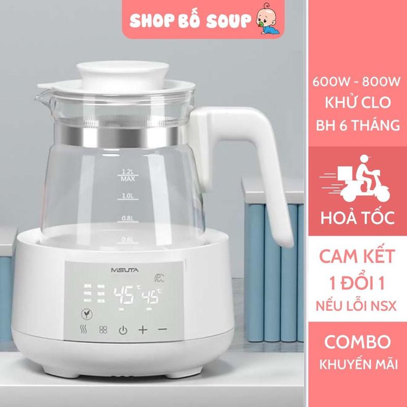 Máy đun nước pha sưã giữ nhiệt Misuta, máy hâm nước pha sữa, ấm đun nước duy trì nhiệt độ ,Đun Siêu Tốc Shop Bố Soup