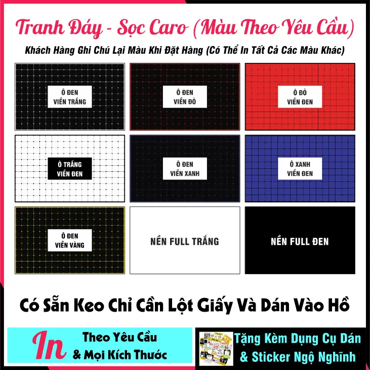 Tranh dán hồ cá 3d - dán bể cá cảnh - dán hồ cá thuỷ sinh - CÓ SẴN KEO DÁN - NHIỀU KÍCH THƯỚC 3