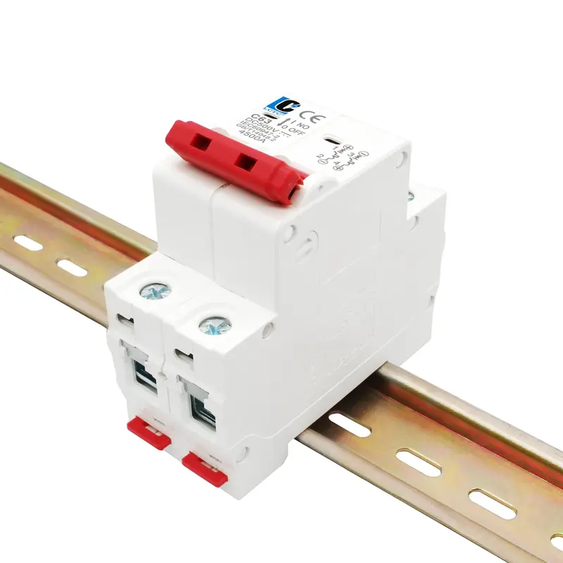 DC Circuit Breaker, Solar Panels Overload Protective Switch, DIN Rail Automatic Breaker, Electrical Equipment & Supplies 6