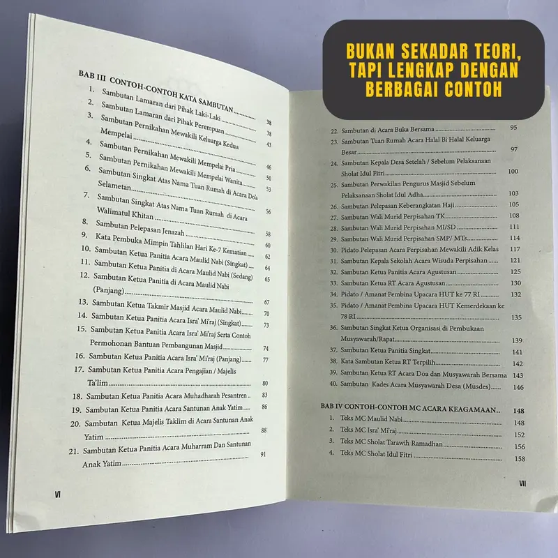 Buku Panduan Menyampaikan Kata Sambutan (ada contoh sambutan, mc dan doa acara) 3