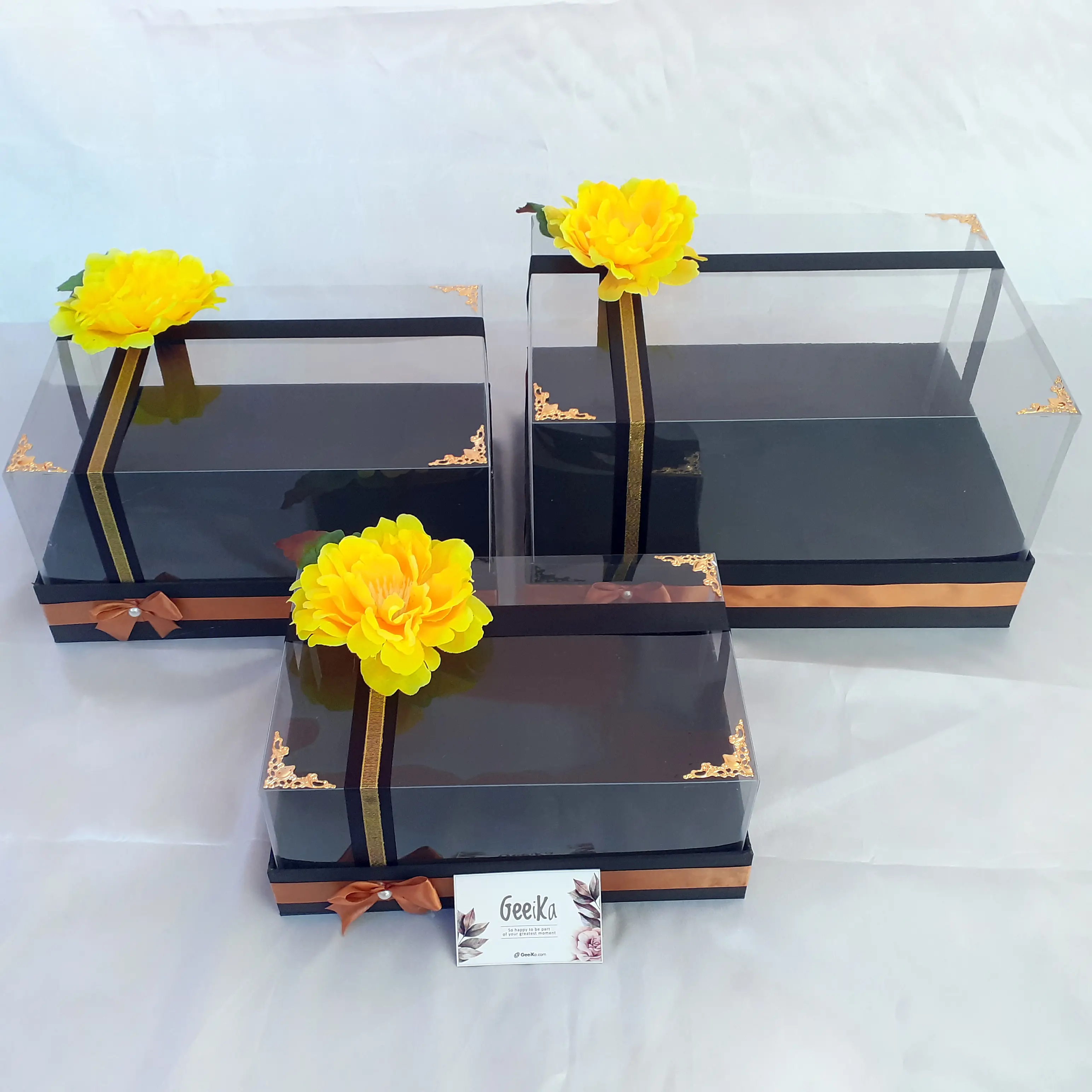 Kotak Seserahan Box Hantaran Kotak Hantaran Box Seserahan Lamaran Pernikahan Paket 3 Kotak GeeiKa