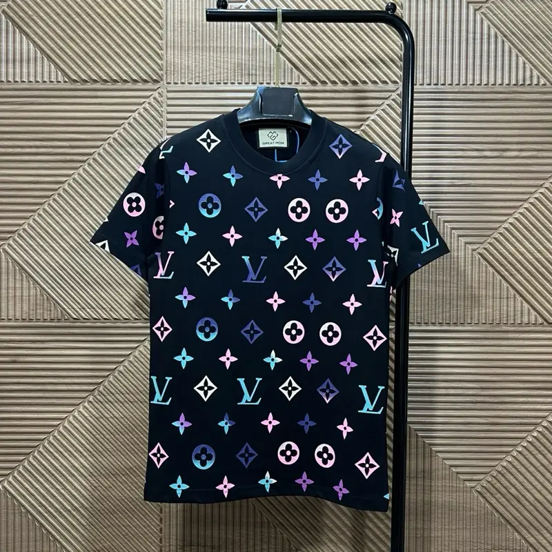 (L02)Áo thun cổ tròn in hoạ tiết full 2M, chất cotton co giãn 2C thấm hút mồ hôi