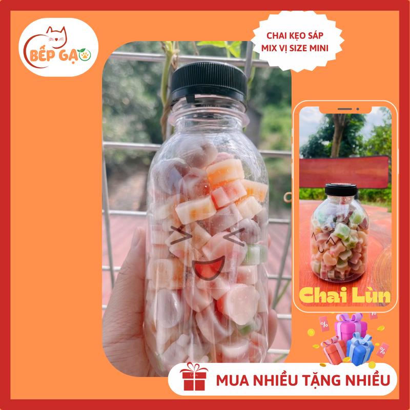 Chai kẹo sáp ong size mini mix đủ vị Thích hợp làm quà tặng bạn bè, sinh nhật - Bếp Gạo