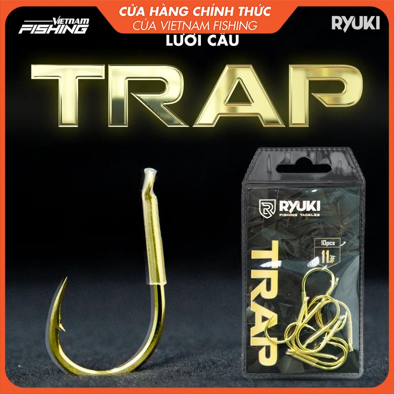 Lưỡi Câu Có Ngạnh Săn Hàng RYUKI Trap